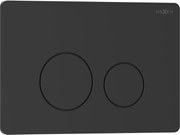 Mexen Tex 06 przycisk spłukujący stal nierdzewna, czarny matowy - 6106-02