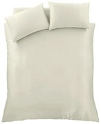 Beżowa satynowa pościel jednoosobowa 135x200 cm Silky Soft – Catherine Lansfield