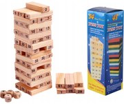 Jenga yenga klocki drewniana wieża chwiejąca się