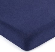 4Home prześcieradło jersey ciemnoniebieski, 160 x 200 cm