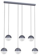 LED Żyrandol na lince FURNI 6xLED/5W/230V