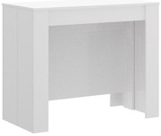 Stół konsola rozkładany ONEGA - dla 10 osób - 4 wkładki - Kolory: Kolor biały.