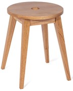 Stołek z drewna kauczukowego Club – Bonami Selection