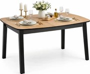 Rozkładany stół dąb aritsan + czarny  E3-B14