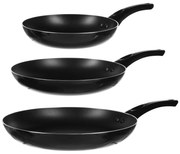 Komplet aluminiowych patelni, 3 w 1