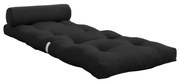 Czarnoantracytowy materac futon 70x200 cm Wrap Dark Grey – Karup Design