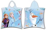 Niebieskie ponczo dziecięce frotte Frozen 2 – Jerry Fabrics