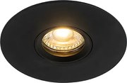 Inteligentny reflektor wpuszczany czarny z Wifi GU10 50mm - Buco