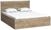 Podwójne łóżko do sypialni dąb ribbeck H5-G11