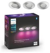 Philips Zestaw 3x LED RGB Hue 1xGU10/5,7W/230V IP44 do łazienki, ściemnialne