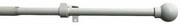 Rozszerzalny zestaw zasłon Ball 16/19 mm biały,200 - 350 cm, bez pierścieni, 200 - 350 cm