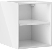 Mexen Box-A szafka otwarta z półką 40 cm, biała połysk - 91AX2-0400-470-0-00