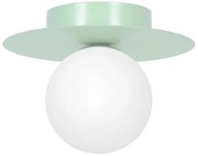 Zielony metalowy plafon lampa sufitowa kapelusz - 3X A677 C3-S10