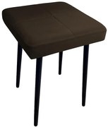 Taboret SQUARE MG VELVET brązowy ATOS