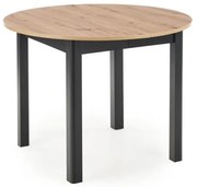 Stół jadalny CALMIO dąb artisan/czarny