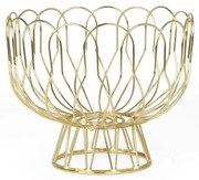 Kosz na owoce w kolorze złota PT LIVING Wired