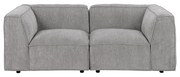 Jasnoszara sofa modułowa Bonami Selection Fairfield, 208 cm