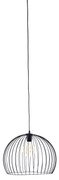 Nowoczesna lampa wisząca czarna 40 cm - Koopa