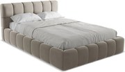 Łóżko 160 x 228 - z weluru - kreci - NALU