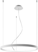 Biała lampa wisząca ring LED S6-K29