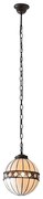 Endon 67044 - Żyrandol na łańcuchu Tiffany FARGO 1xE14/40W/230V Ø 25,5 cm