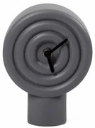 Ceramiczny zegar stołowy 16 cm 1xAA szary