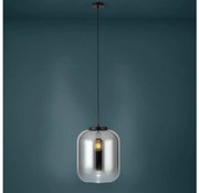 Eglo 39674 - Żyrandol na lince BULCIAGO 1xE27/40W/230V śr. 35 cm dymny