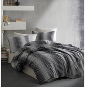 BedTex Bawełniana pościel Oberon szara, 220 x 200 cm, 2 szt. 70 x 90 cm