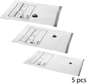 Worki próżniowe na ubrania, 5 sztuk