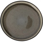 Kamionkowy talerz głęboki Moss, śr. 26 cm