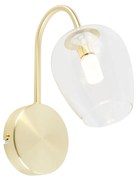 Inteligentna lampa ścienna złota ze szkłem włącznie z WiFi G9 - Elien klasyczny/Antyczny Oswietlenie wewnetrzne