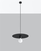 Lampa wisząca FLAVIO czarna SOLLUX  LIGHTING