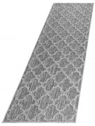 Dywan zewnętrzny sznurkowy Patara Koniczyna szary 80 cm x 250 cm