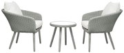 Jasnoszary zestaw mebli ogrodowych Bistro – Unique Furniture