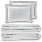 Pościel bawełniana satynowa biały puch | LaCama