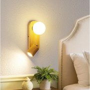 Brilagi - Kinkiet punktowy MODERN WOOD 1xG9/5W/230V+1xGU10/8W drewno