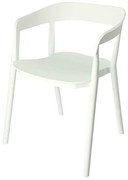 Białe minimalistyczne krzesło W3-C16
