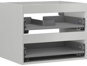 Mexen Box-A korpus szafki podumywalkowej 60 cm, 2 szuflady, szary mat - 91AX0-0600-470-2-62