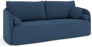 Zielona welurowa sofa z funkcją spania W6-Z15