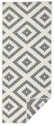 Szary chodnik odpowiedni na zewnątrz NORTHRUGS Malta, 80x250 cm