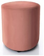 Pufa DOTI C VELVET antyczny róż SIGNAL