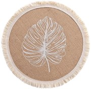 Mata stołowa z juty ø 38 cm Mogador – douceur d'intérieur