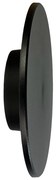 Kinkiet Wewnętrzny i Zewnętrzny 22 cm Disk 15W 3CCT IP65 Czarny