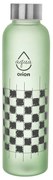 Zielona szklana butelka 600 ml Šachovnice – Orion