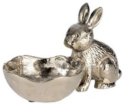 Eglo 427296 - Metalowa dekoracja AMBALAVA 12x20 cm zając z miską/chrom