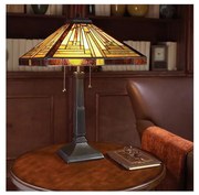 Elstead QZ-STEPHEN-TL - Lampa stołowa Tiffany STEPHEN 2xE27/60W/230V