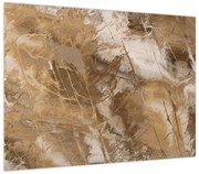 Obraz - Brązowa abstrakcja (70x50 cm)