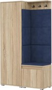 Garderoba do przedpokoju SINGAPUR 104 dąb sonoma/granatowy MEBLOWA 1