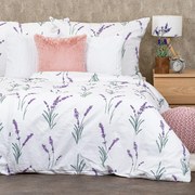 4Home Pościel bawełniana Lavender, 140 x 220 cm, 70 x 90 cm