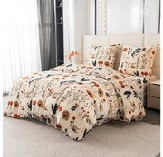 PrzytulneMieszkanie.pl PrzytulneMieszkanie.pl Pościel z mikropluszu PAPAVA kremowa Rozmiar pościeli: 2 szt 70 x 90 cm | 200 x 220 cm